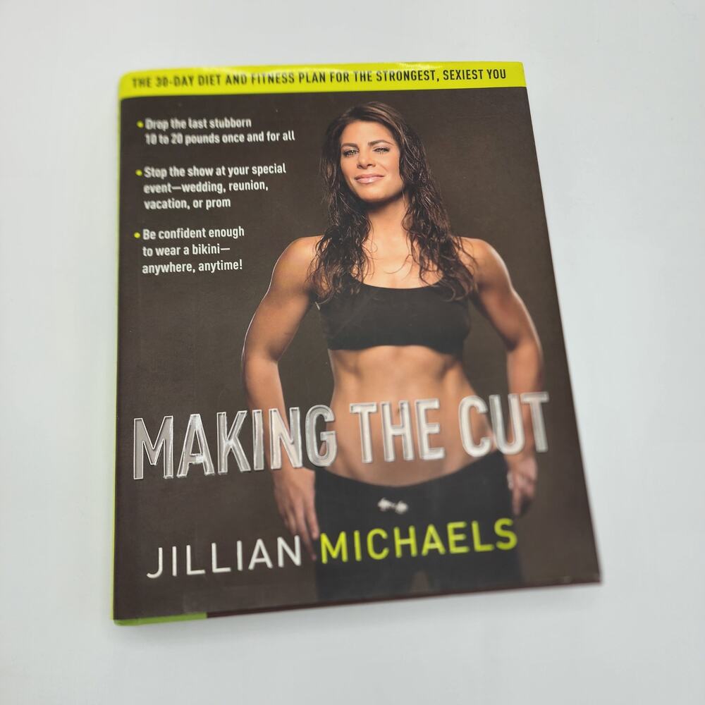 Jillian Michaels Making the Cut 30 day diet‎ & fitness plan hardback book